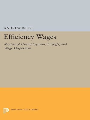 cover image of Efficiency Wages